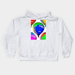 Hot Air Balloons Kids Hoodie